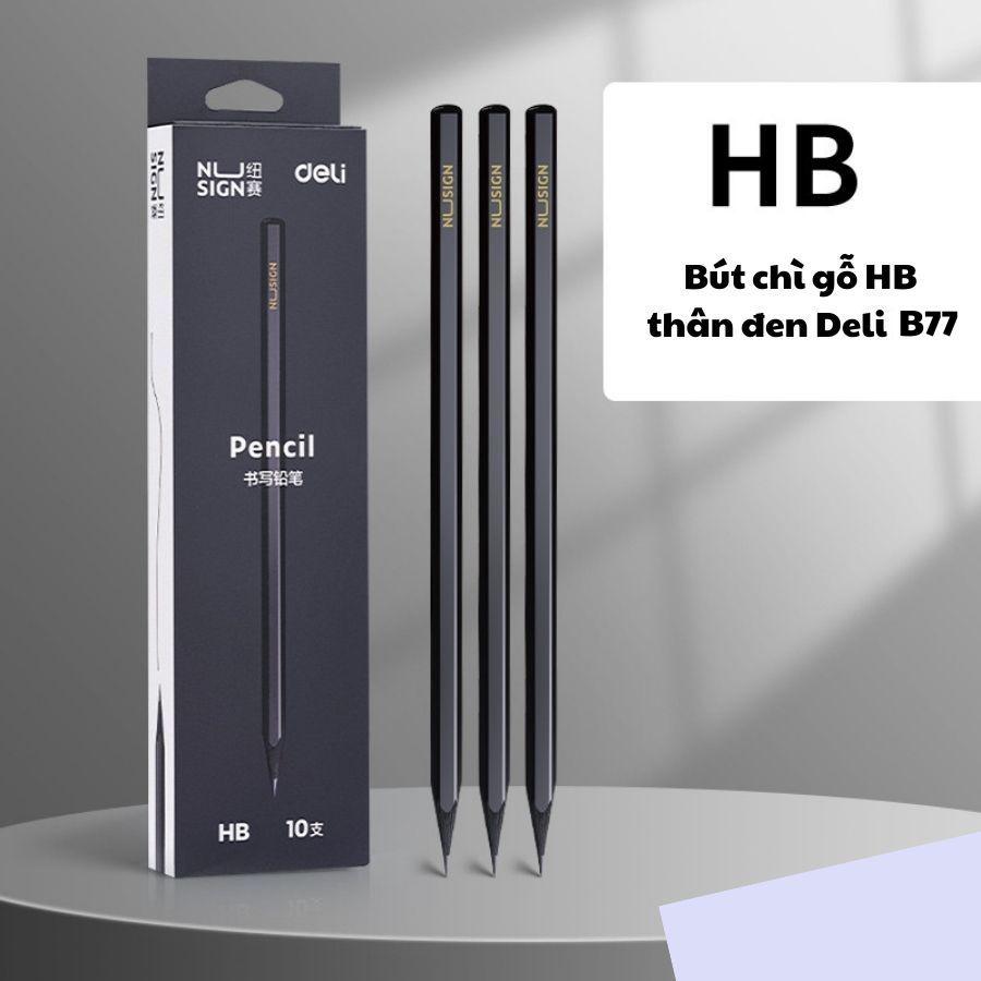 Bút chì gỗ tiện lợi nhiều màu sắc, bút chì gỗ HB, bút chì gỗ đen thân màu pastel