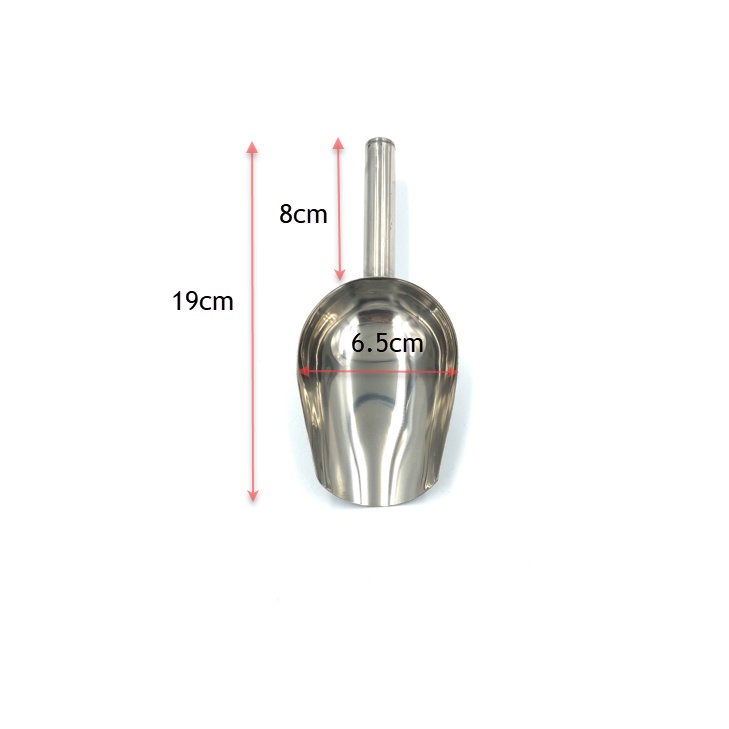 Vá Xúc Đá Inox - Muỗng Xúc Đá Inox