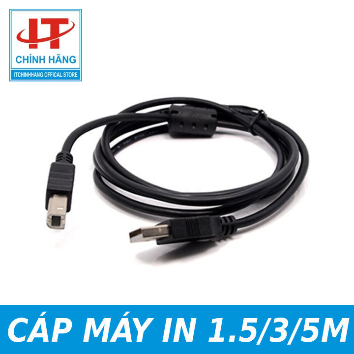 CÁP USB MÁY IN 1,5M - 3M - 5M CHỐNG NHIỄU