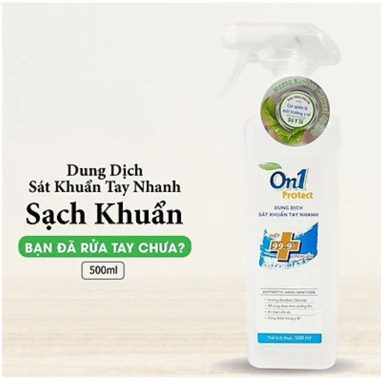 Dung Dịch Sát Khuẩn Tay Nhanh On1 Protect 500ml