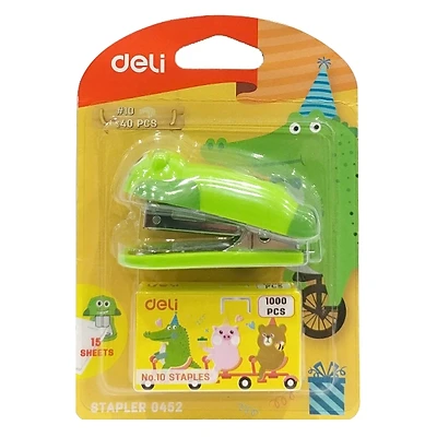 Máy bấm kim số 10 mini Deli 0452 / 0453 (tặng 01 Hộp kim bấm)
