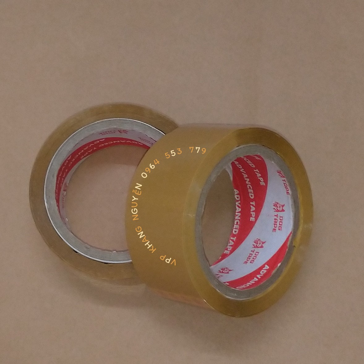 BĂNG KEO TRONG/ĐỤC 5CM 100Y (LỐC 6 CUỘN)