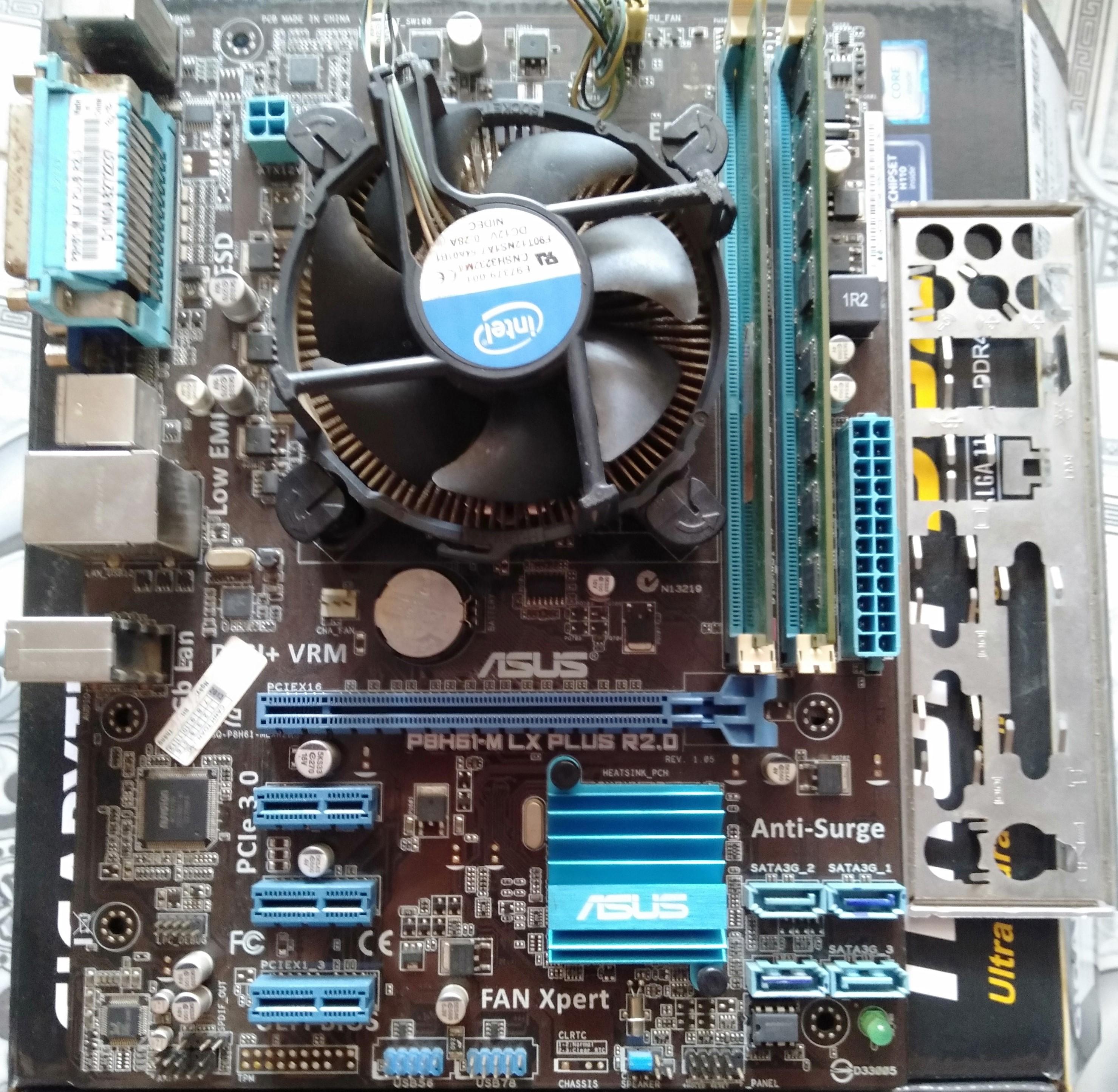 Combo main H61M Asus SK1155