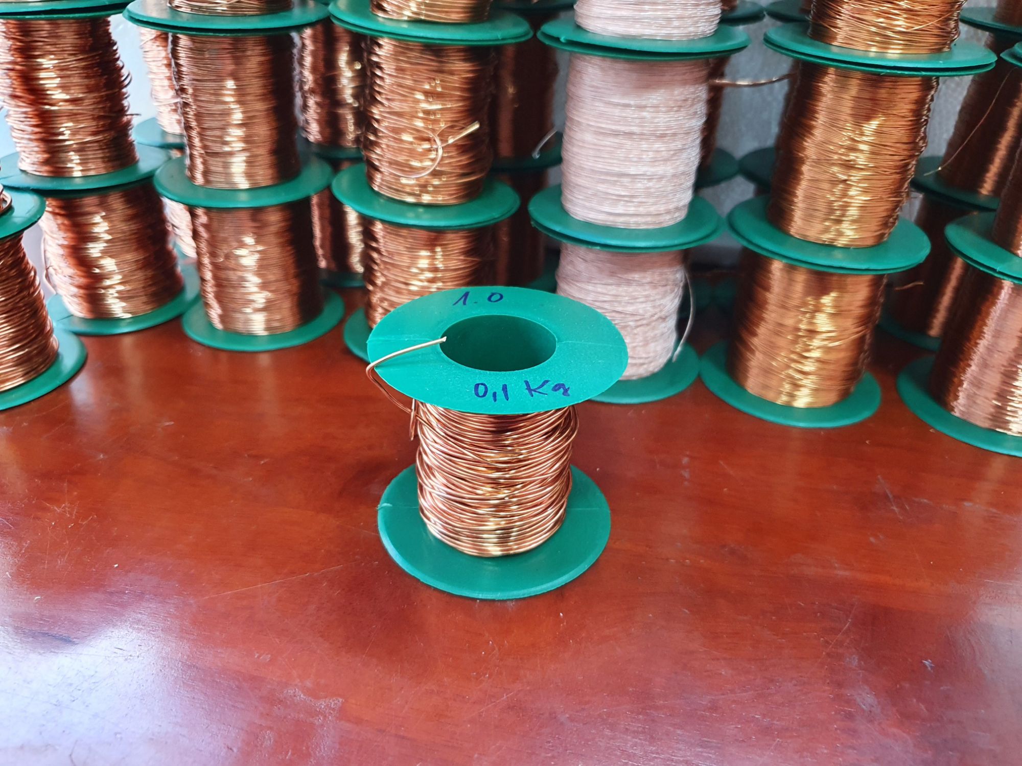 Dây đồng quấn motor biến áp 1.0mm-KL: 100g