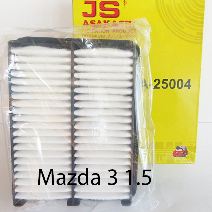 Lọc gió động cơ a25004 js asakashi nhật dùng cho xe mazda 3 1.5 2013, 2014, 2015, 2016, 2017, 2018 p51f-13-3a0 js asakashi, giá tốt