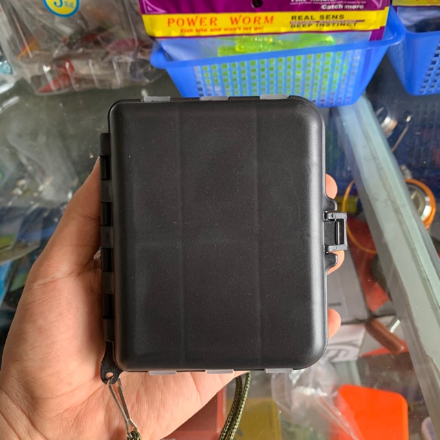 Hộp đựng lưỡi câu cá, khóa link, mani