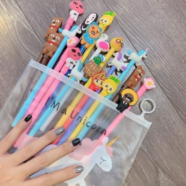 Combo set 20 bút mực cute cho bé, bút cực xinh, bé rất thích khi được quà tặng