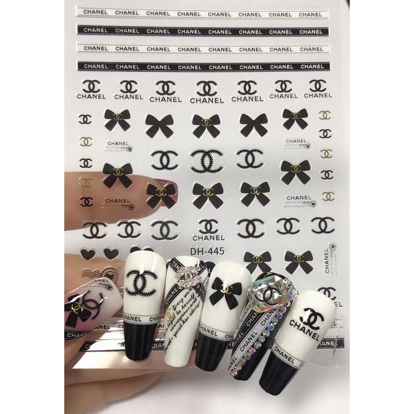 Sticker dán móng thương hiệu nhiều mẫu mới