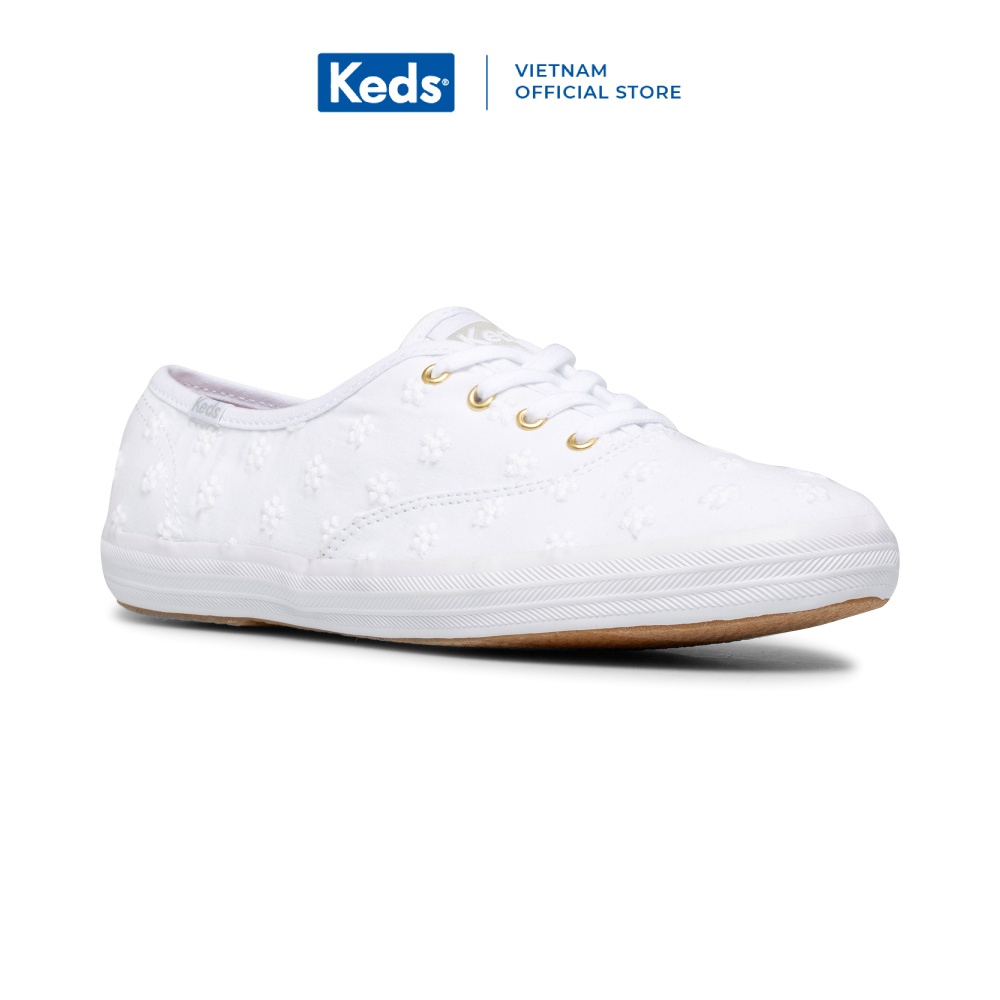 [NEW] Giày Keds Nữ- Champion Daisy Eyelet White- KD065882