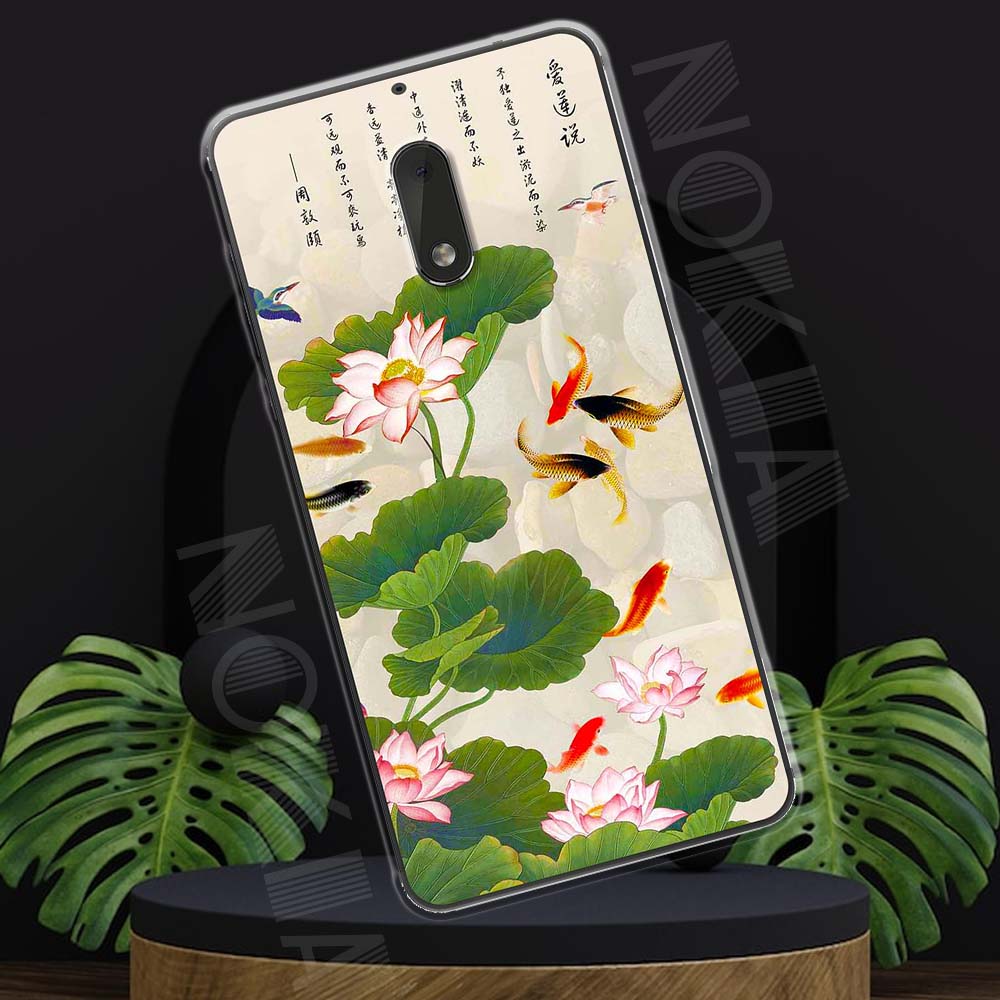 Ốp lưng Nokia 6 (2017) mẫu BST Hoa lá cành TPU