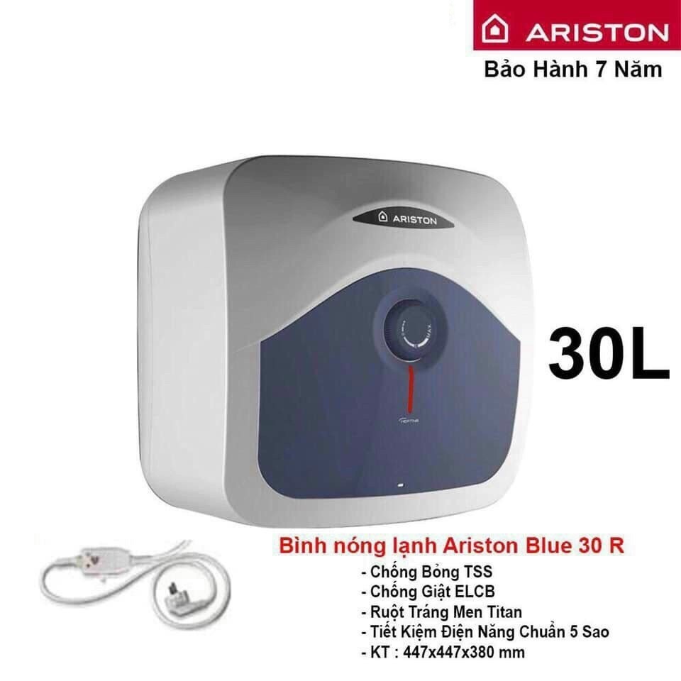 Bình nóng lạnh Ariston 30L vuông