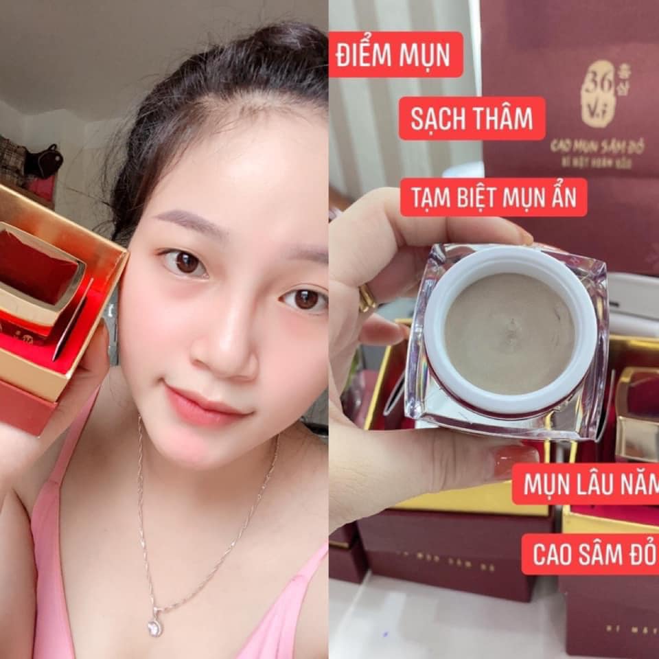 Cao Mụn Sâm Đỏ - Tri Thâm Mụn Hiệu Quả 15g