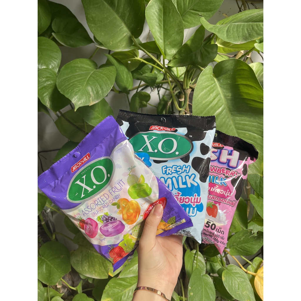 Kẹo Trái Cây XO Thái Lan Assorted Fruit Flavored Candy (Gói 110g)