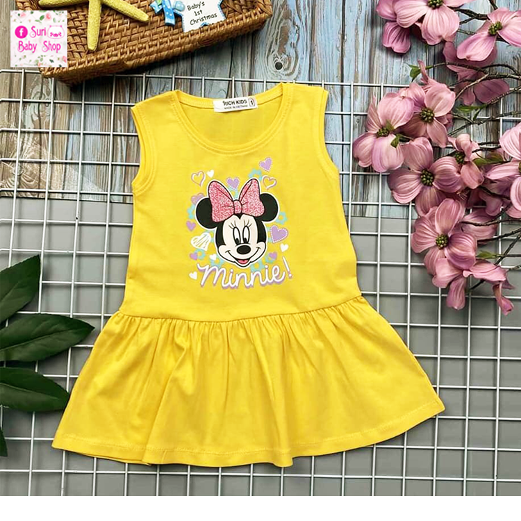 [HCM]Đầm chuột mickey vàng (10-24kg) #đầm