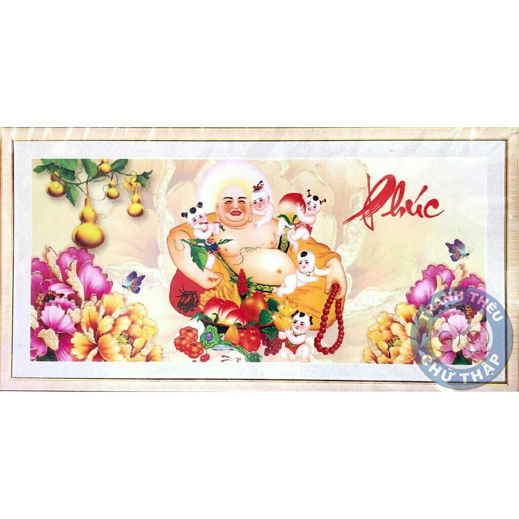 Tranh đính đá phúc -phật di lạc kt:102×50cm.