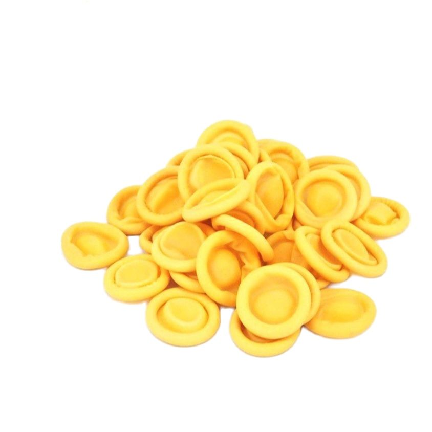 [Wholesale] package 500gr (800-900 PCs) wrap finger rubber belt anti-static đện color white/black/gold ESD safemall size m, gloves labor protection, fingerstall cleanroom for industrial use, company, electronic Laboratory