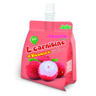 Nước Ép Trái Cây Thạch L-Carnitine Hương Vải Jele Beautie 150g thumbnail