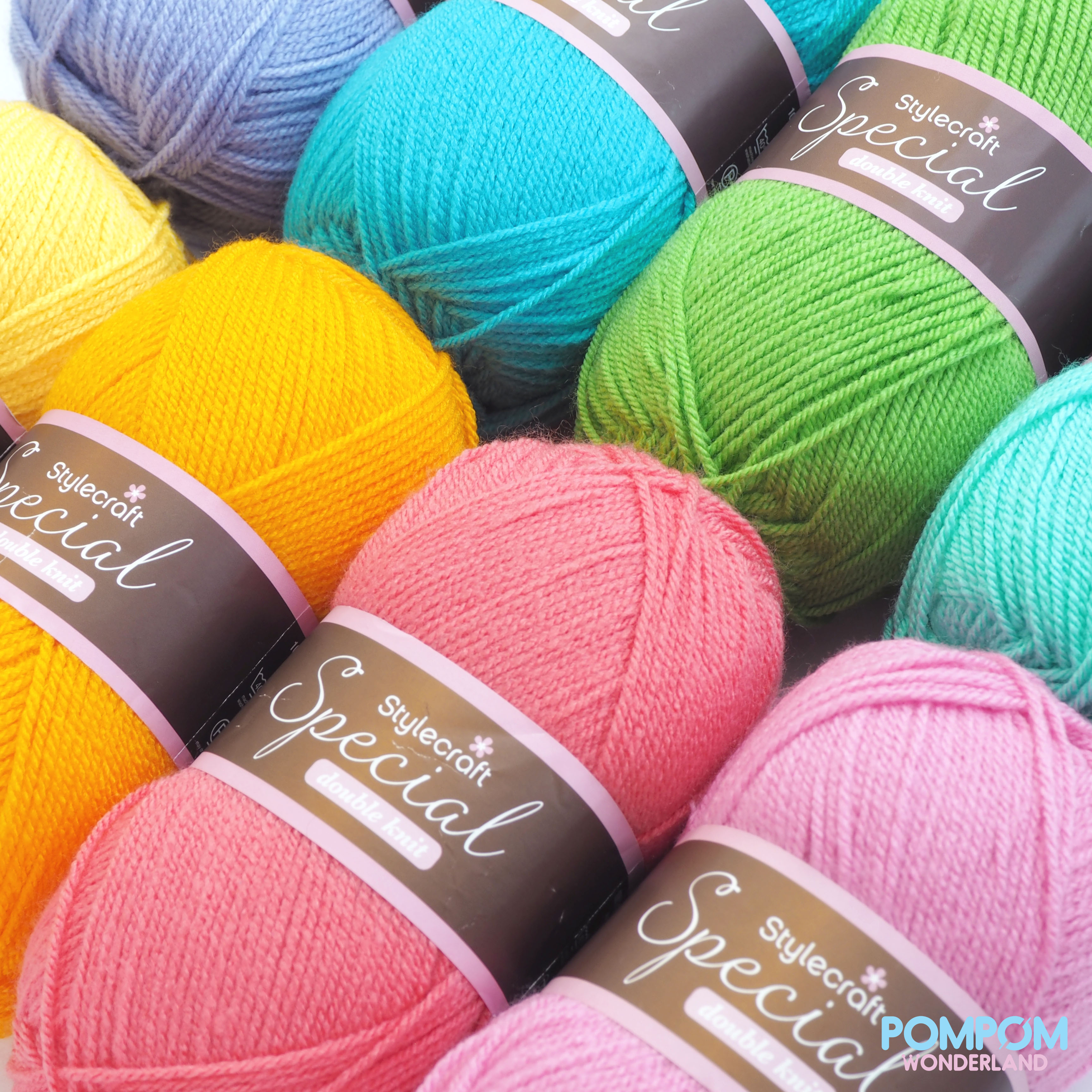 Len sợi Acrylic Stylecraft Special DK (Tông màu tươi)