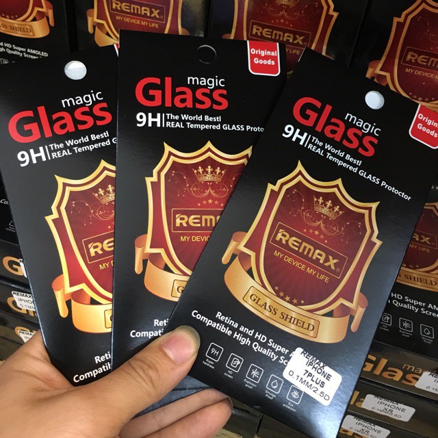 [HCM]Kính cường lực Remax Iphone 6/7/8/X/Xs/XsMax (HÀNG CHÍNH HÃNG)