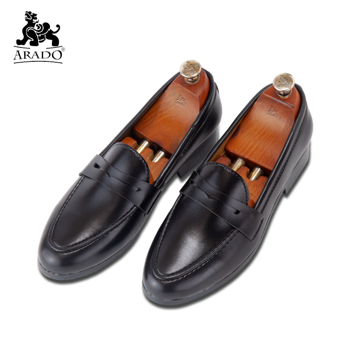 [HÀNG ] Giày Loafer nam thương hiệu ARADO, thiết kế truyền thống, kinh điển
