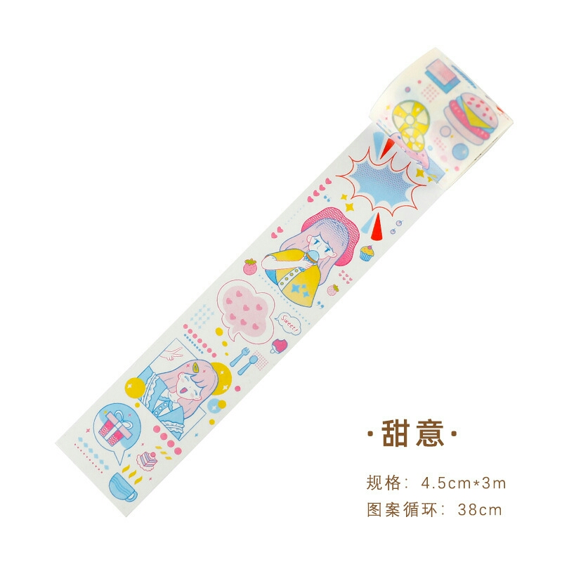 [HCM]Washi tape cô gái đáng yêu (Hàng có sẵn)