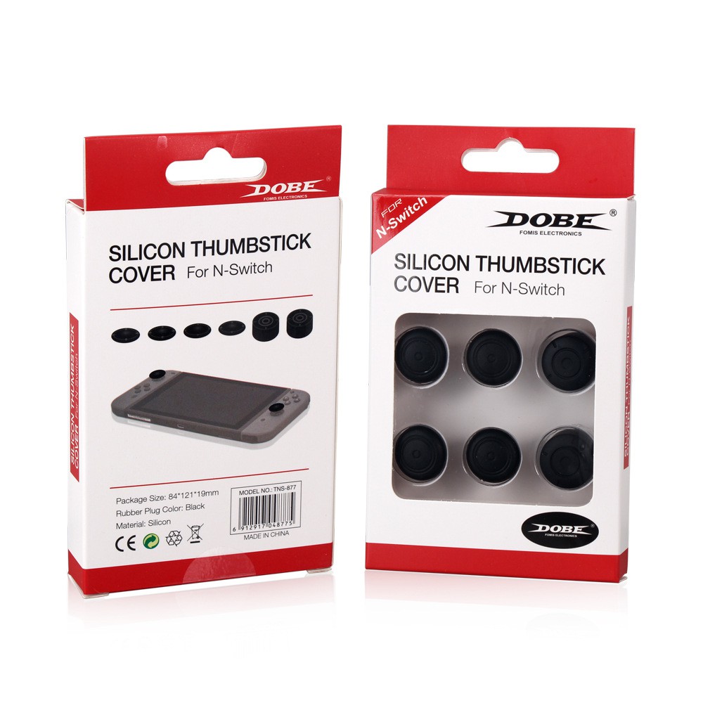 Bộ 3 cặp nút bọc Analog bằng Silicon thương hiệu DOBE cho Nintendo Switch