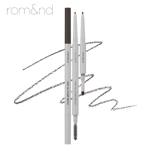 [Han All Line] Chì Kẻ Mày Đầu Mảnh 3 Trong 1 Rom&nd Han All Sharp Brow 0.05g