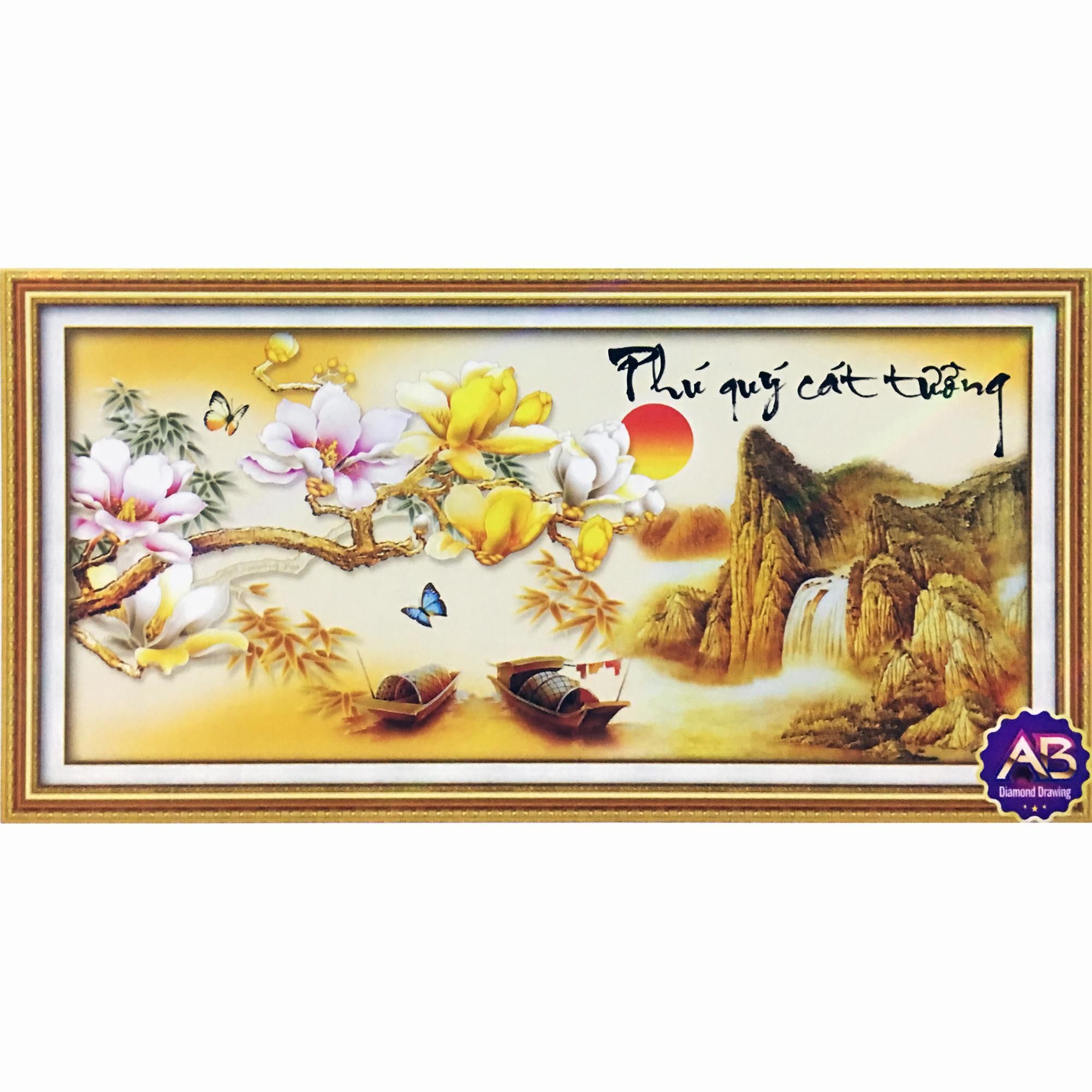 Tranh đính đá 5d- phú quý cát tường 111