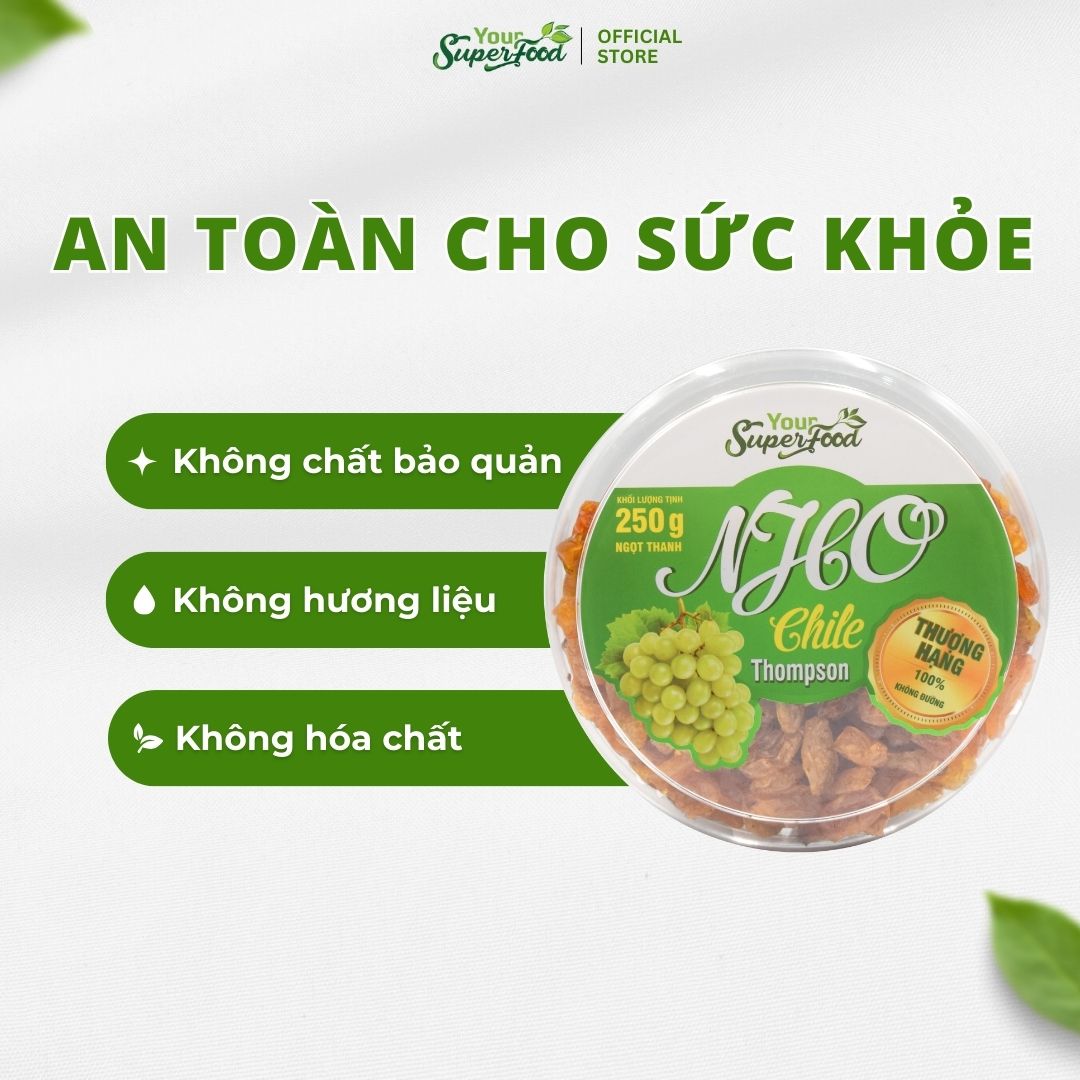 Nho Thompson Chile (Hộp) 250gr