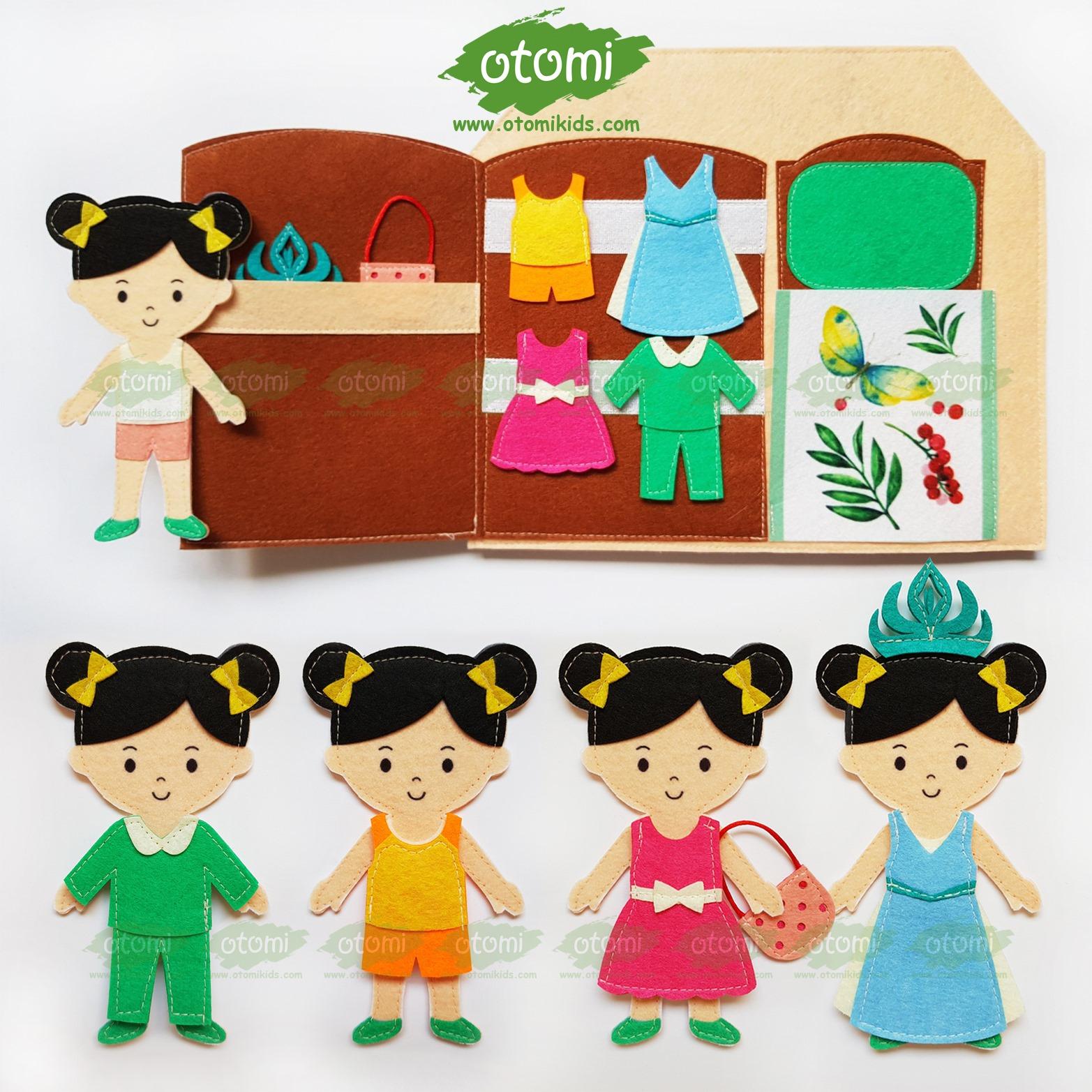 [HCM]Sách vải tương tác - NHÀ BÉ GÁI
