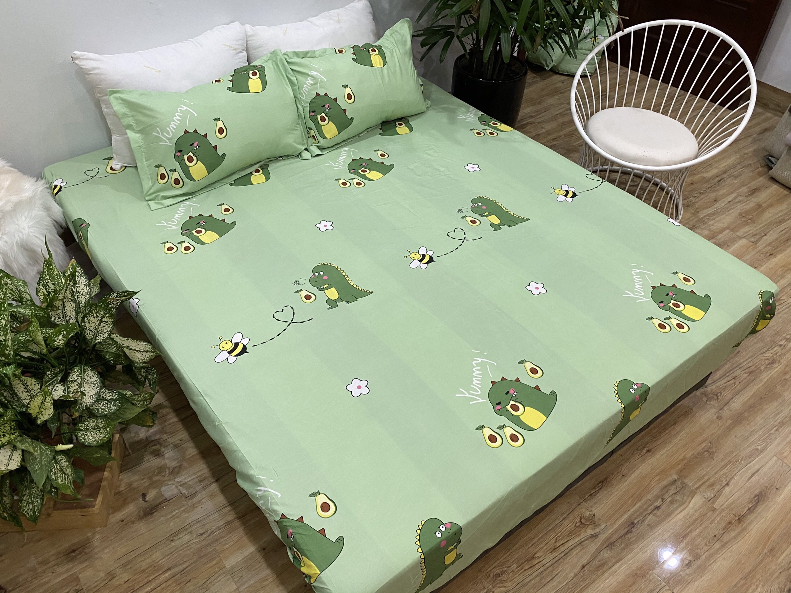 Set Ga Gối Mẫu Khủng Long Bơ P37
