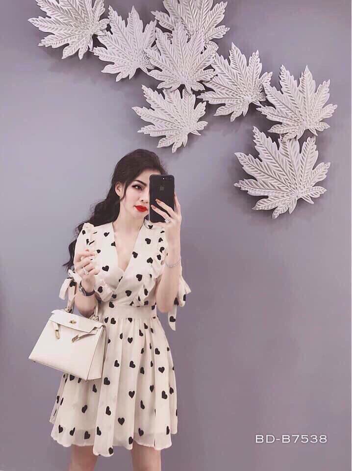Đầm trái tim có nơ SIÊU XINH - MBT