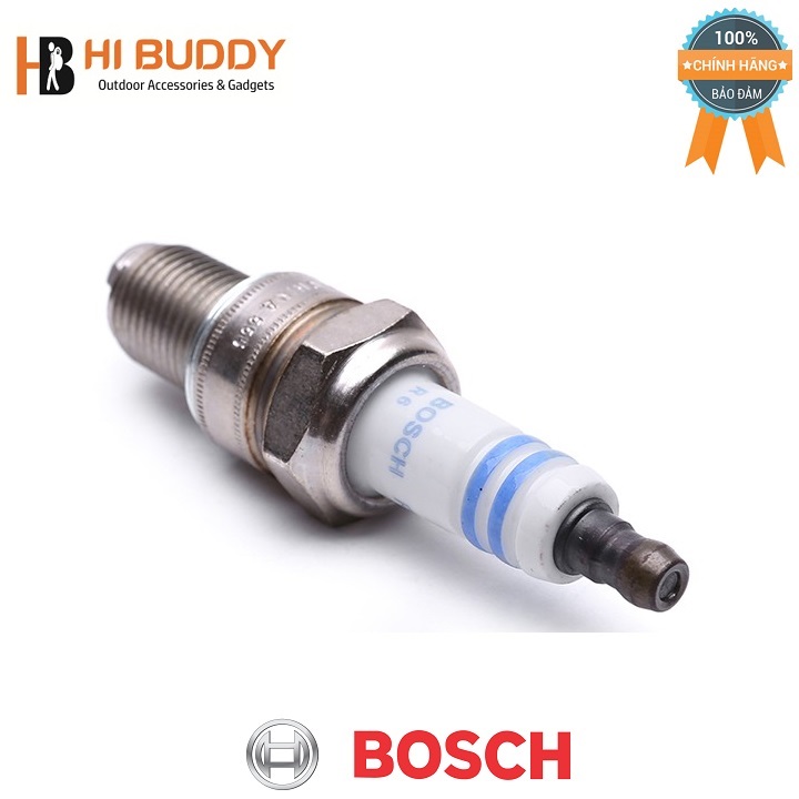 { NHẬP KHẨU } Bộ 4 Bugi Bạch Kim BOSCH WR8DPP30W Tip 21 HIBUDDY
