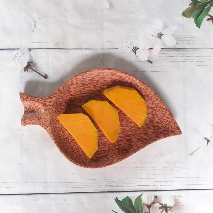 Dĩa Gỗ Dừa Dáng Chiếc Lá|  YESCOCO XƯỞNG SX