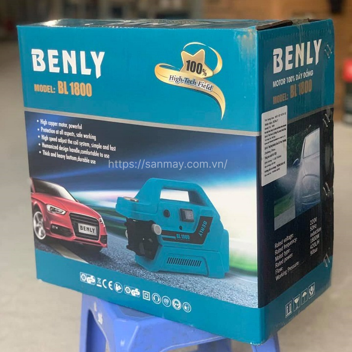 Máy Rửa Xe 1800W Benly BL 1800