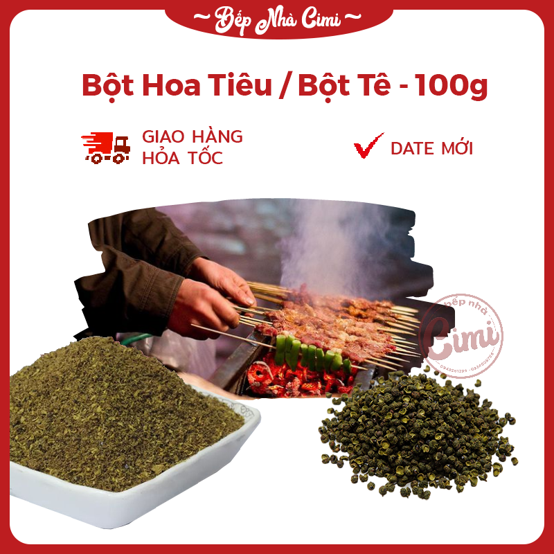 Bột tê, bột hoa tiêu 100g loại 1 - gia vị tứ xuyên nấu món ăn trung quốc