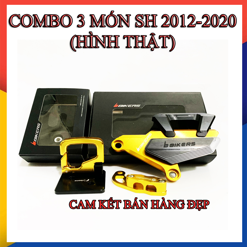 COMBO 3 MÓN CHO SH 2012-2020 ( HÀNG CNC ĐẸP Y HÌNH)
