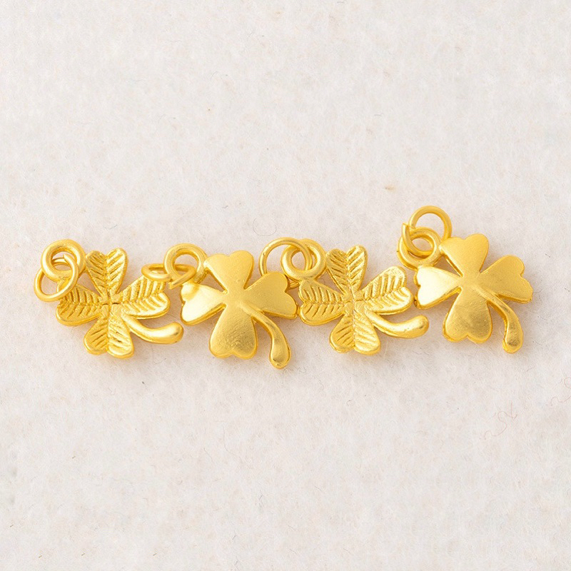 Charm treo cỏ 4 lá vàng - KL194