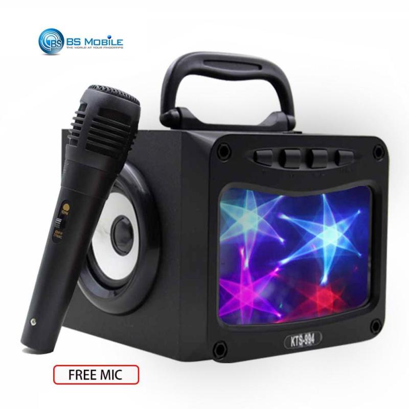 [Tặng Micro ] Loa nghe nhạc - Loa di động - Loa Karaoke Bluetooth KTS-1011 Âm Thanh Cực Khủng - BH 6 Tháng