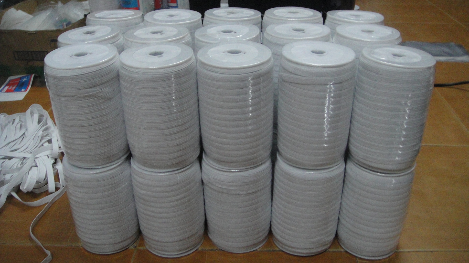 [HCM]Dây thun số 12 phụ liệu may mặc - size 1 phân 2 100 mét.