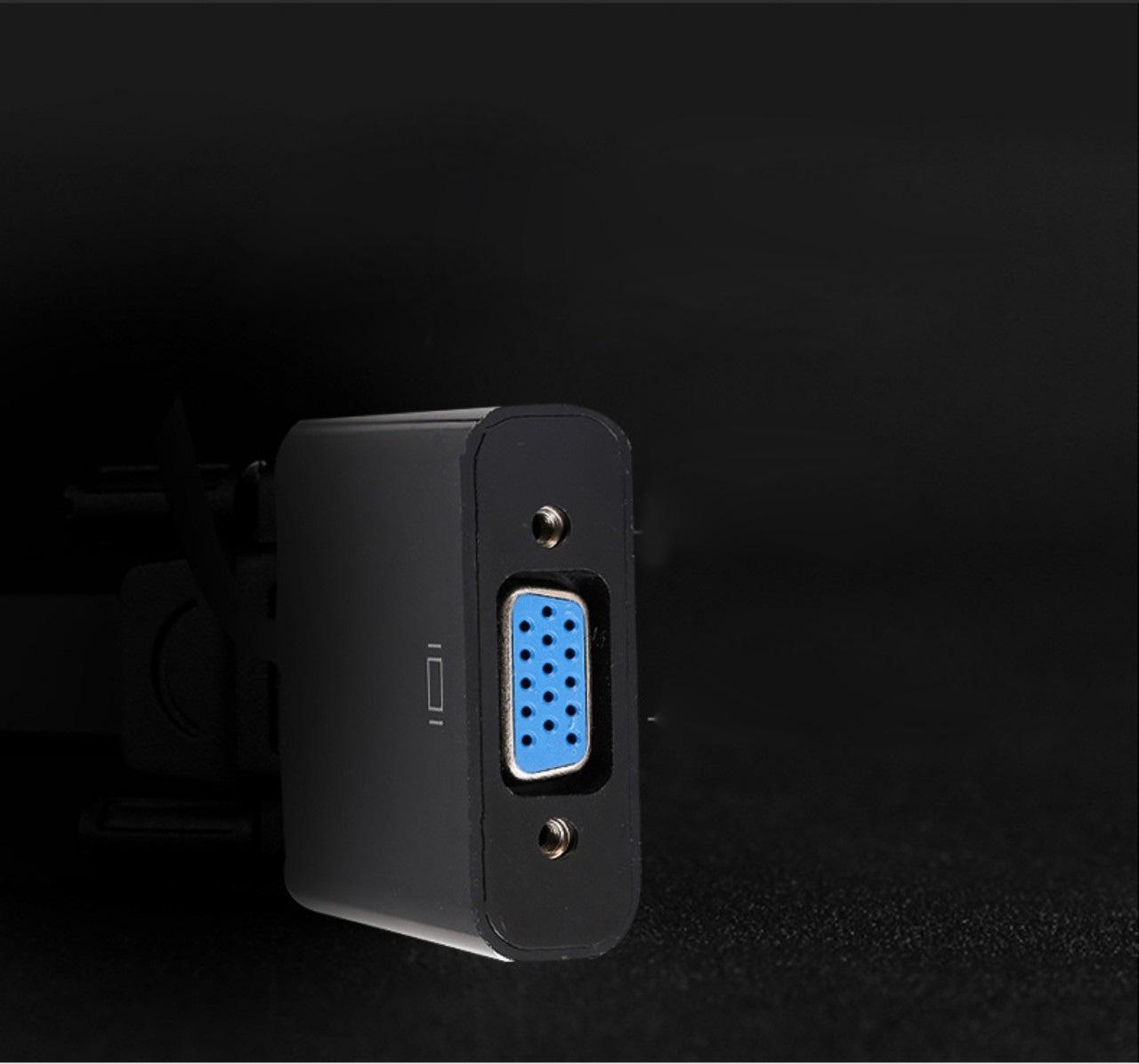 Cáp chuyển đổi HDMI sang VGA (Đen)