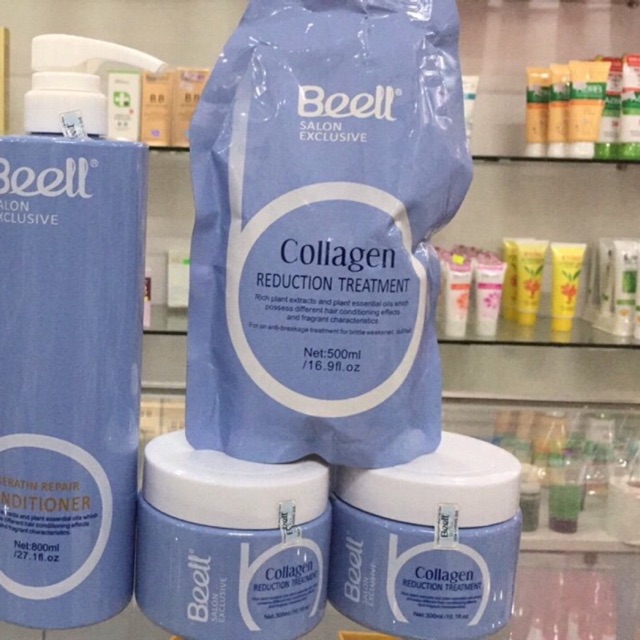 Hấp ủ phục hồi tóc Collagen BeellPlus 500ml