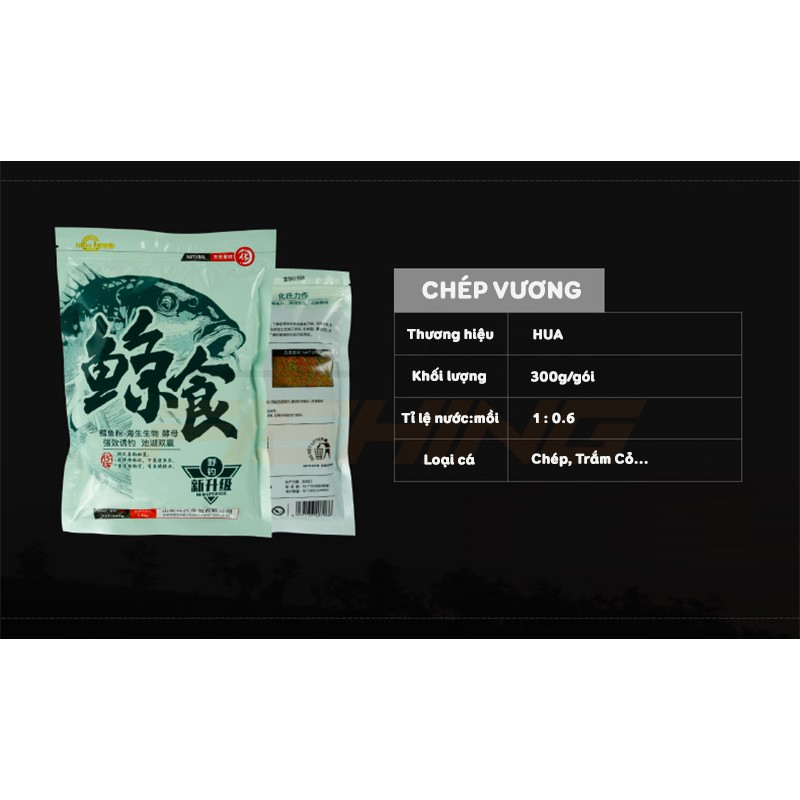 Mồi câu cá chep vương Hua