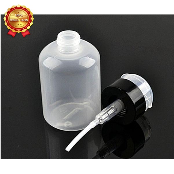 Bình nhấn đựng aceton làm nail