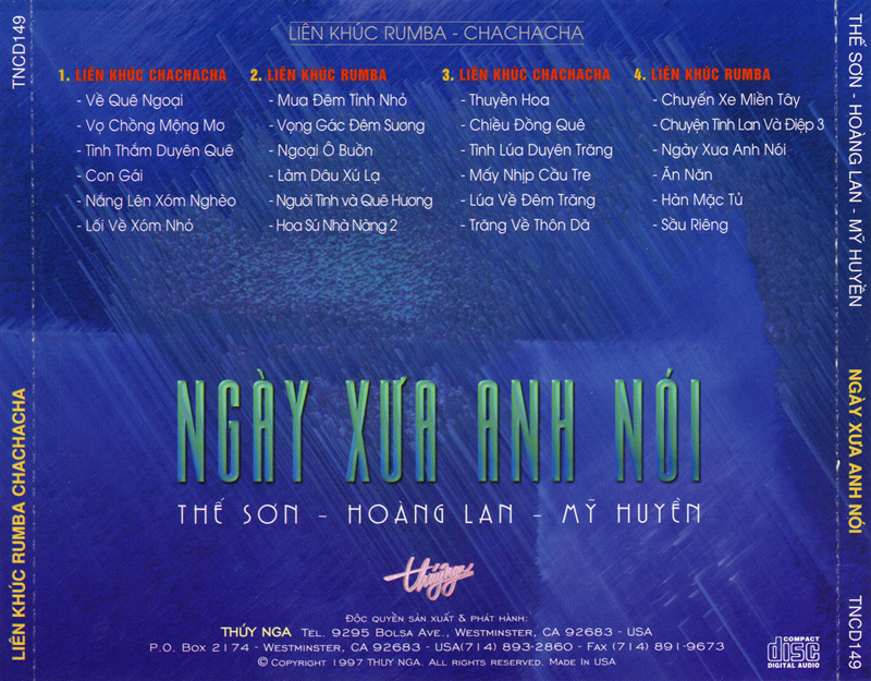 [MDCD] Bộ 3 Đĩa CD Liên Khúc Chachacha Rumba