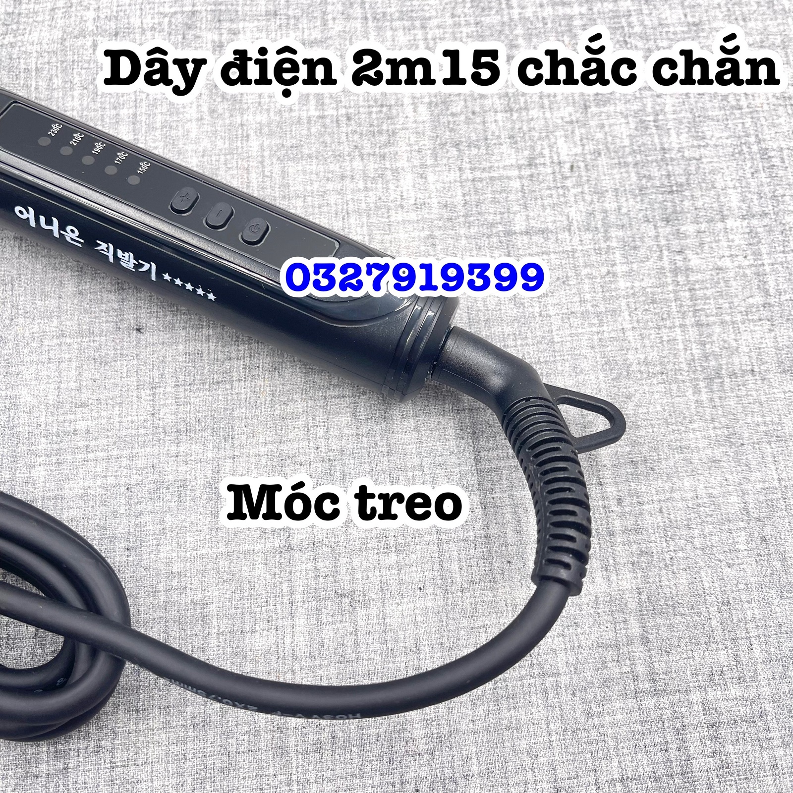 HQ PRO Máy uốn tóc xoay trục đủ size 9-32mm xoăn xù mì chỉnh nhiệt 170-230°C chất liệu gốm ion âm bảo hành 3 tháng