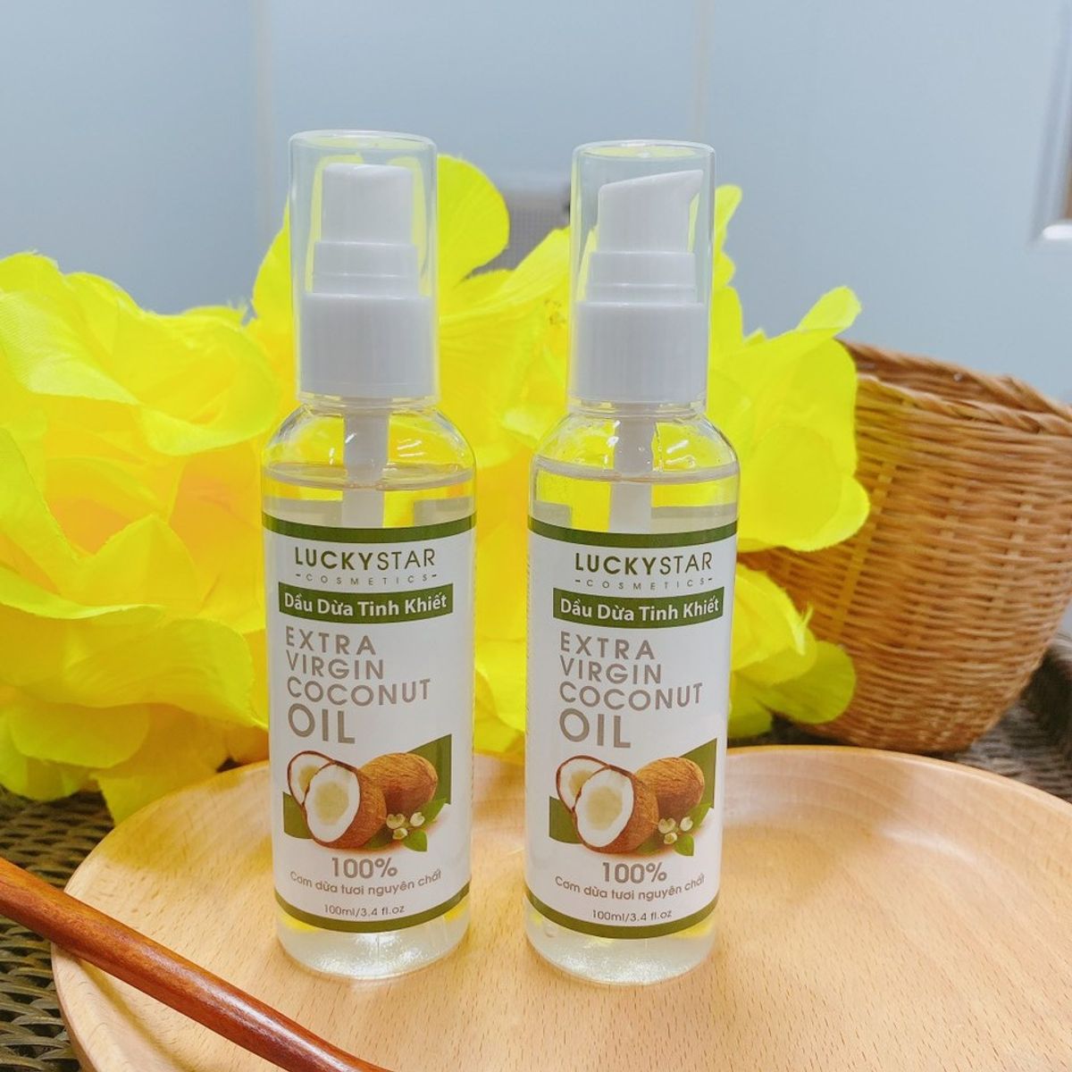 TINH DẦU DỪA NGUYÊN CHẤT 100ML - LUCKY STAR