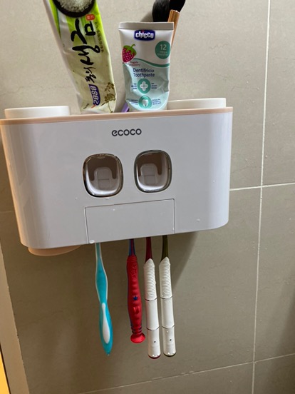 Bộ nhả kem đánh răng cao cấp ECOCO tặng kèm cốc