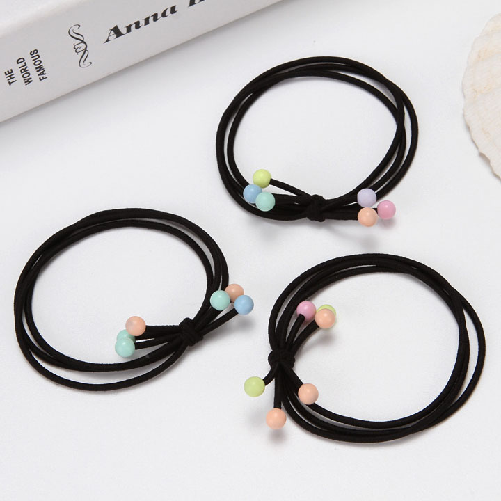 Set 5 Dây buộc tóc hạt cherry CT33