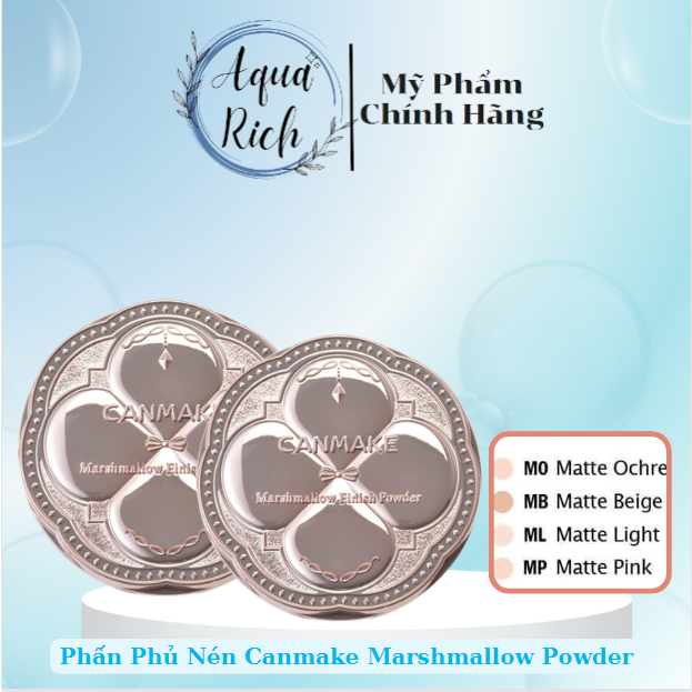 [Mẫu Mới] Phấn Phủ Dạng Nén CANMAKE NHẬT 10g [MB - MO - ML - MP]